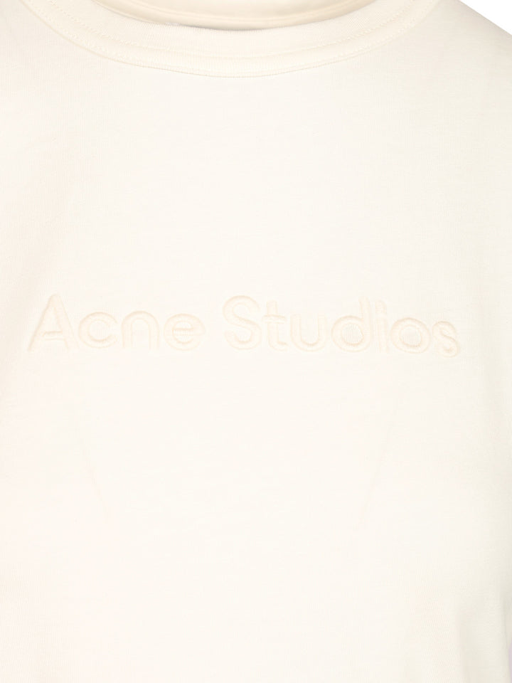 Acne Studios Organic Cotton T-Shirt - Bianco | 5109aea05f0febef84fdc0c4470ace172a85e555