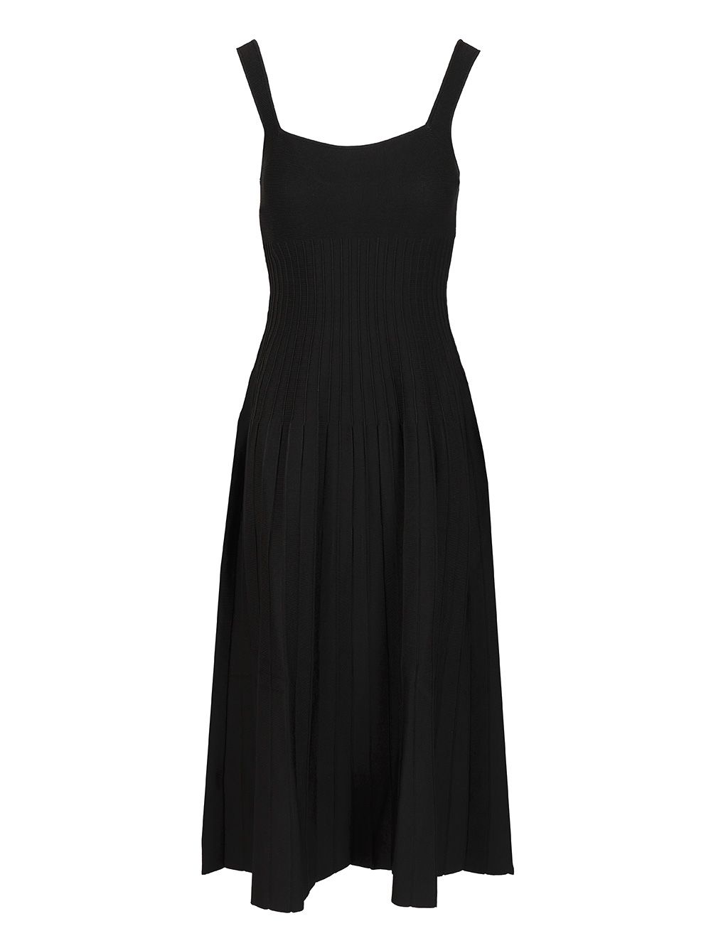 Staud Ellison Midi Dress Abiti - Nero | 2f0b3e473a787dce49e042b87372adfcb55b71bc