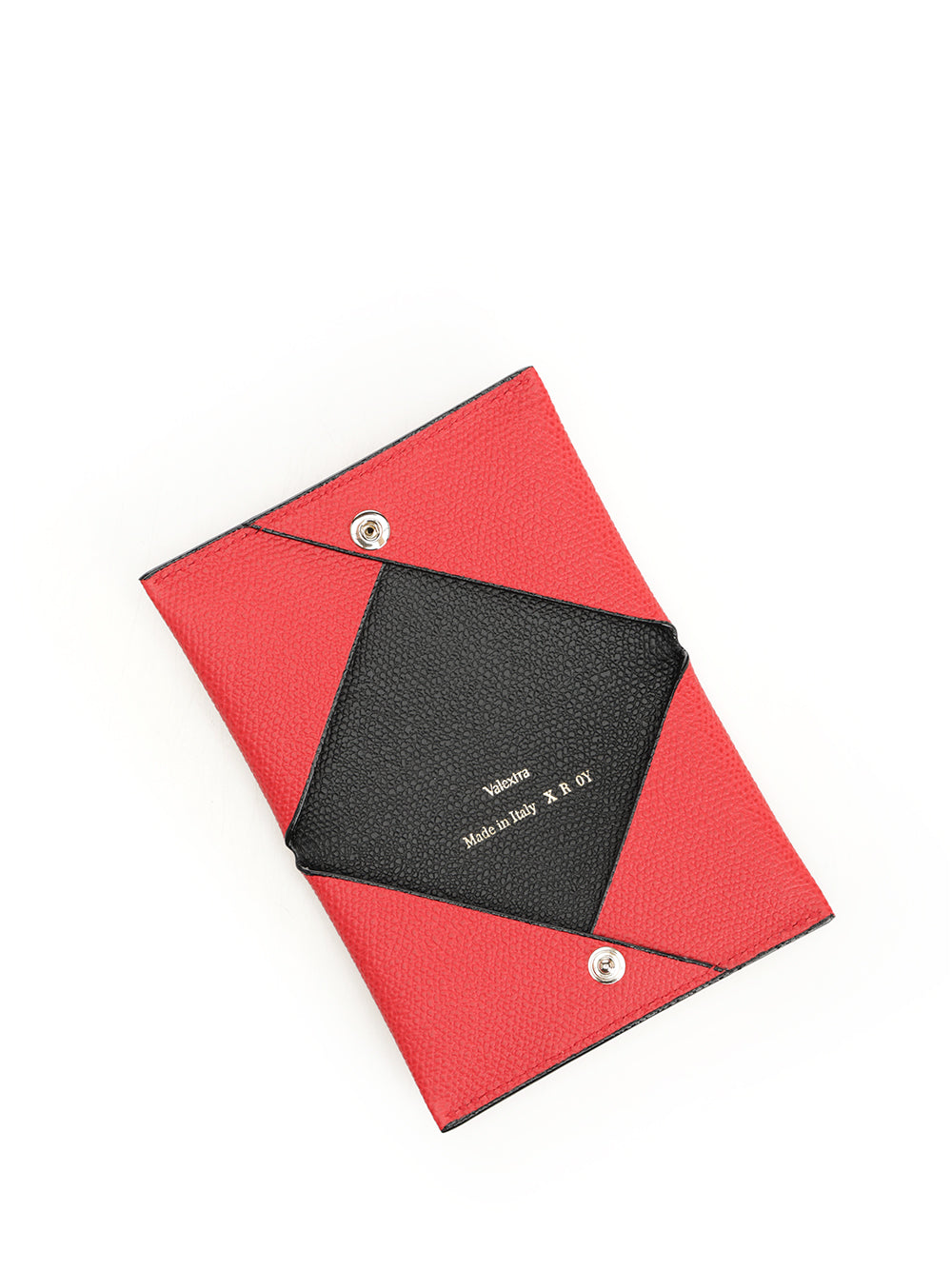 Valextra Button Card Holder Wallets - Rosso | 13bea57361c00574670e58d699074e8db67fadb3