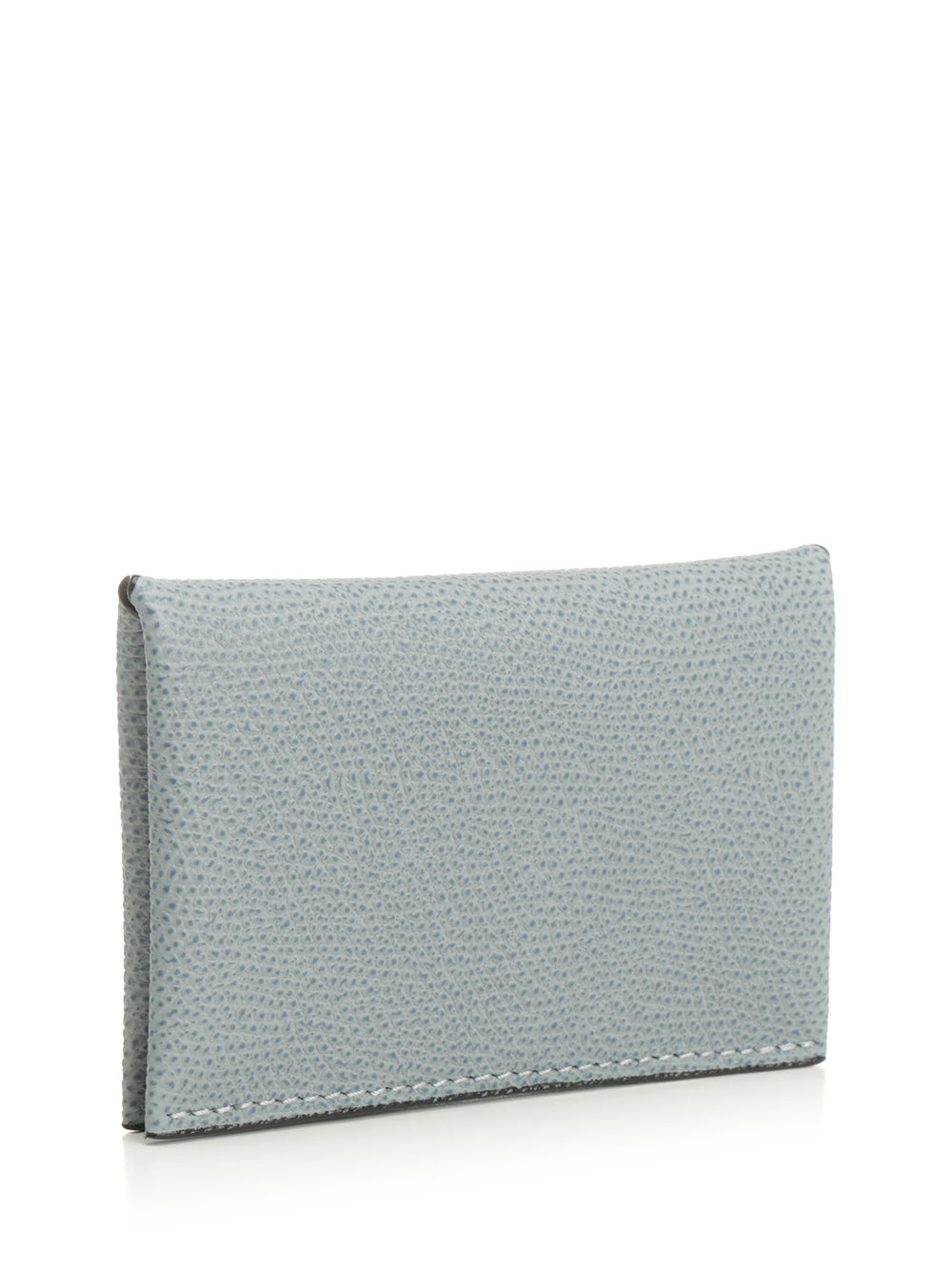 Valextra Button Card Holder Wallets - Light blue | 0a239f767858f6baf781e45ba88bbe87b94e343e