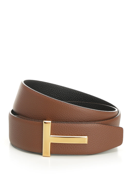 Reversible Belt Cinture Marrone