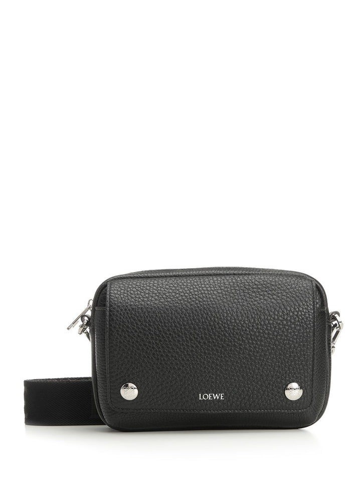 Loewe Messenger Pebble Crossbody Bags - Nero | 274e2dfdece685339adfa8fb9c5852a1b092070d