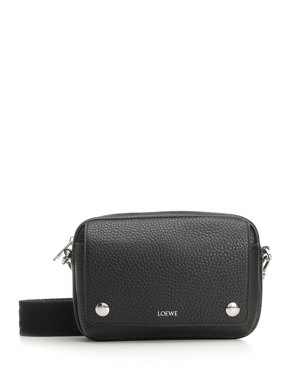 Loewe Messenger Pebble Crossbody Bags - Nero | 274e2dfdece685339adfa8fb9c5852a1b092070d