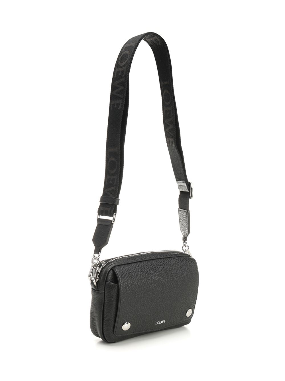 Loewe Messenger Pebble Crossbody Bags - Nero | 6d1c56e77192f8a141fed0392fcb04bc8ff25057