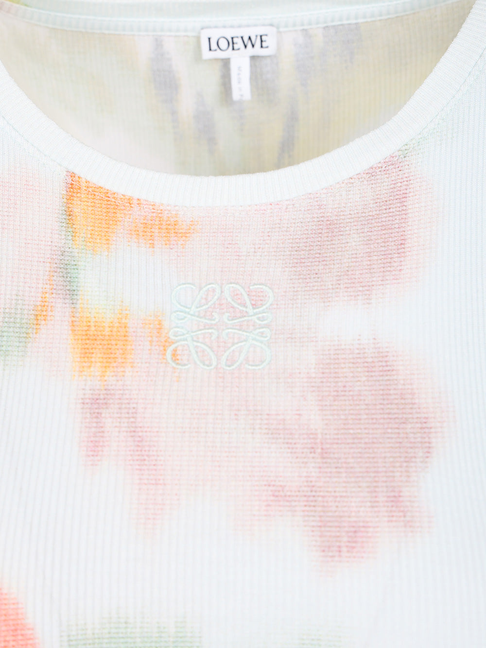 Loewe Ribbed Cotton And Silk Dress Abiti - Blu | 8da900702b731a09f25167e362cf5385ad056918