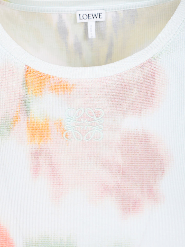 Loewe Ribbed Cotton And Silk Dress Abiti - Blu | 8da900702b731a09f25167e362cf5385ad056918