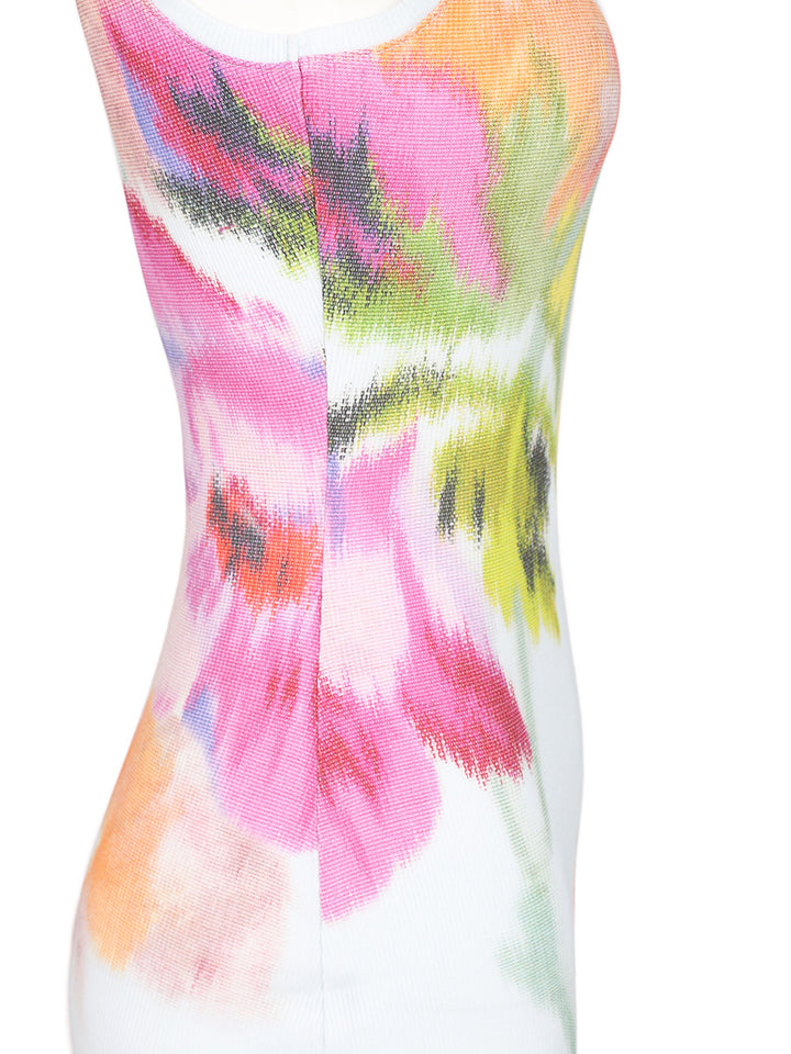 Loewe Ribbed Cotton And Silk Dress Abiti - Blu | a53b4d8d784a8d79e837c6448a7cb23825d843ff