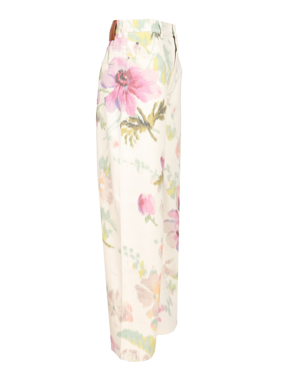 Loewe Digital Floral Print Jeans - Rose | b84593c536df3125d5161da790155747ad3dd23a