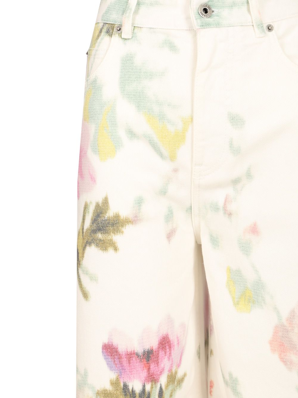 Loewe Digital Floral Print Jeans - Rose | 8ae3527b7dfc1d6137ea4634e256ad1f7c06706c