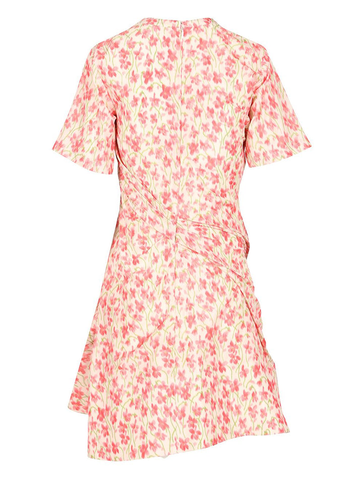 Loewe Silk Blend Taffeta Dress Abiti - Rose | 365f057821bf9e61bf34b377eec3a9ab7330365a