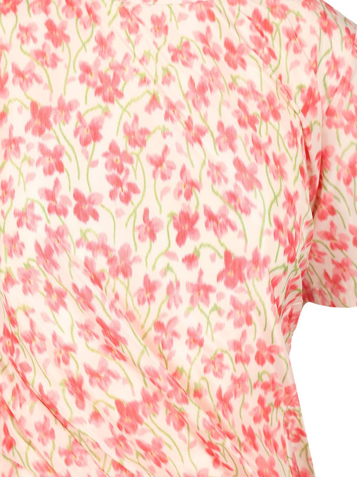 Loewe Silk Blend Taffeta Dress Abiti - Rose | 584514017222c9fa97c03268bb07cb9e45c48ae7