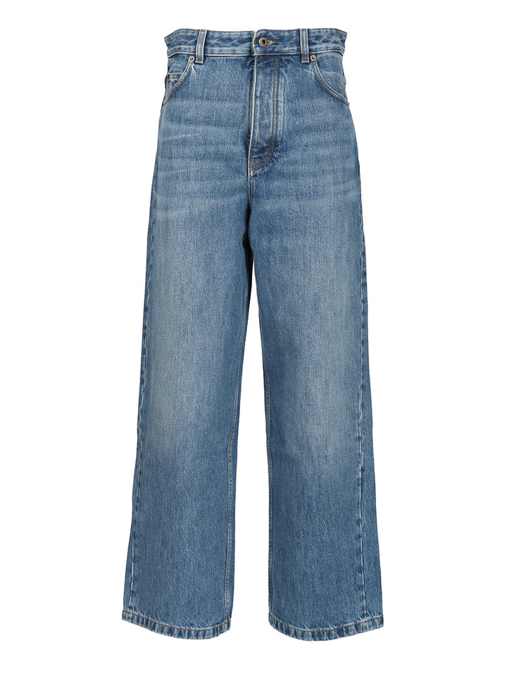Loewe Cotton Denim Jeans - Blu | f6bf7262c209cffb51a6a1c06dfc363a0c0e8754
