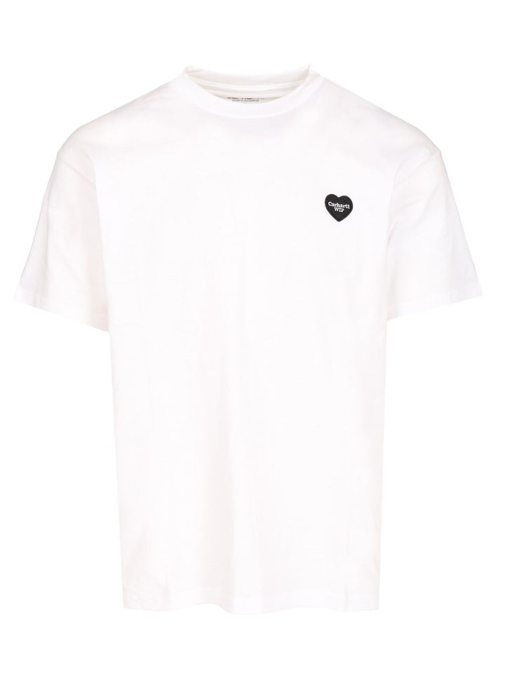 Carhartt Wip Heart Ii Hartt T-Shirt - Bianco | 48f1fdb0781d5132ca17a64d33547f09bcc27288
