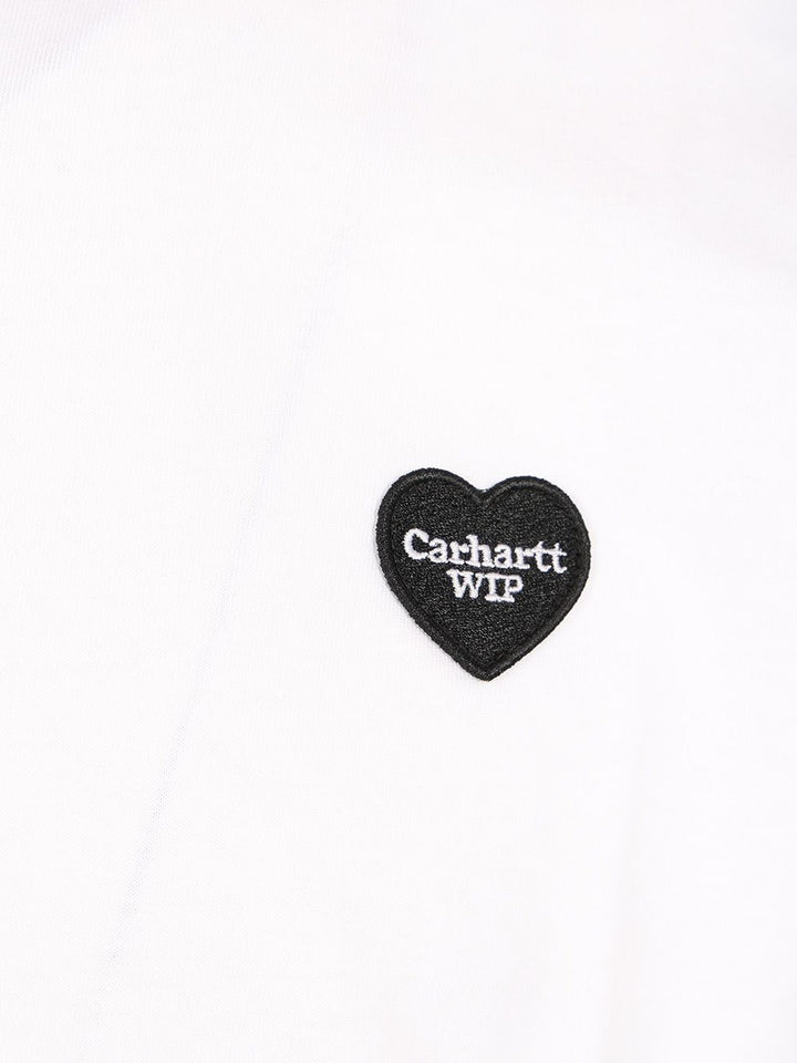 Carhartt Wip Heart Ii Hartt T-Shirt - Bianco | 752f8724af3a70a348a8b1f42e7fc94cc9b8282d