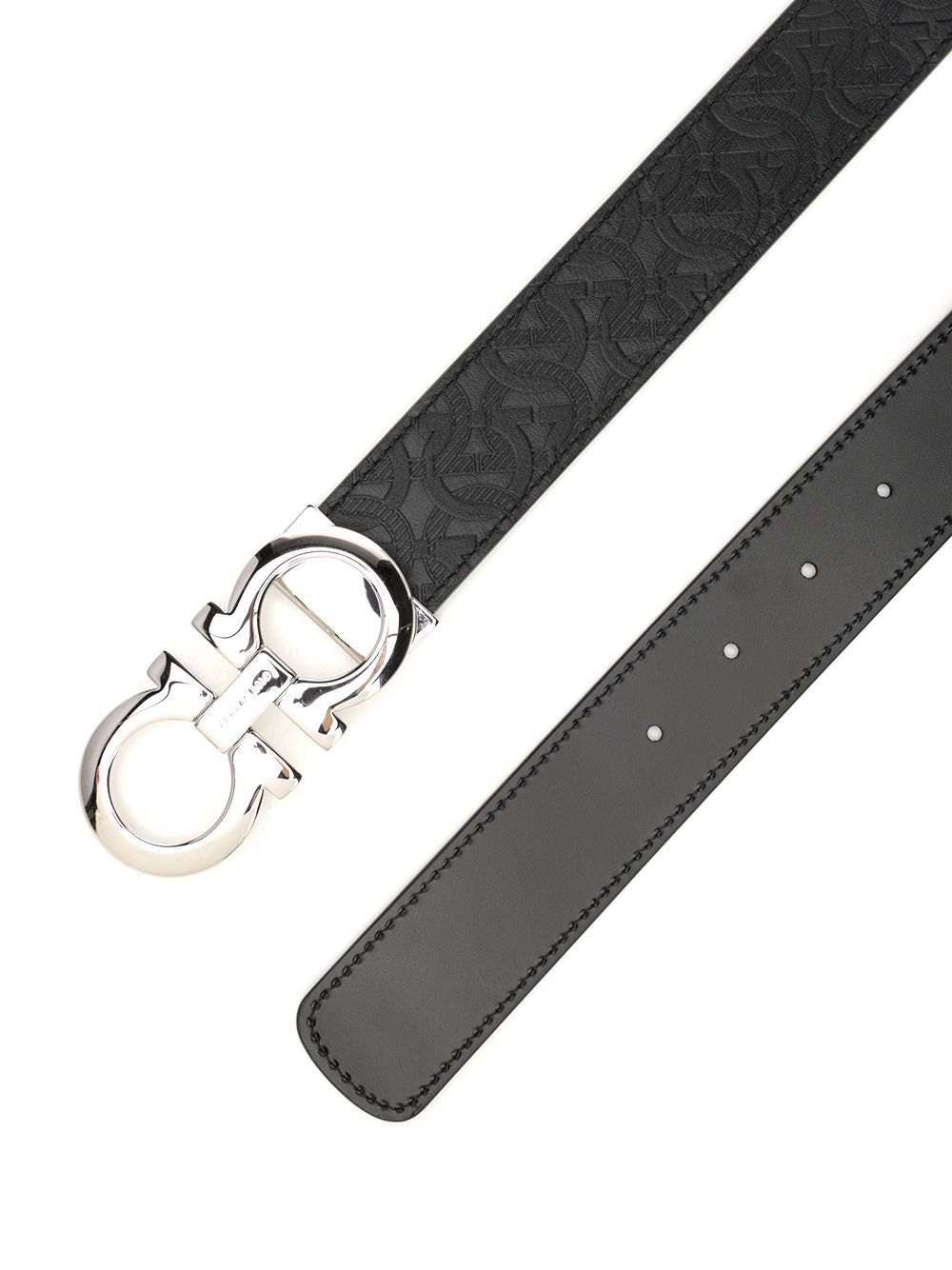 Ferragamo Reversible Leather Belt Cinture - Nero | e866d18baea031ea7e026b530fe9b6d496186fe5