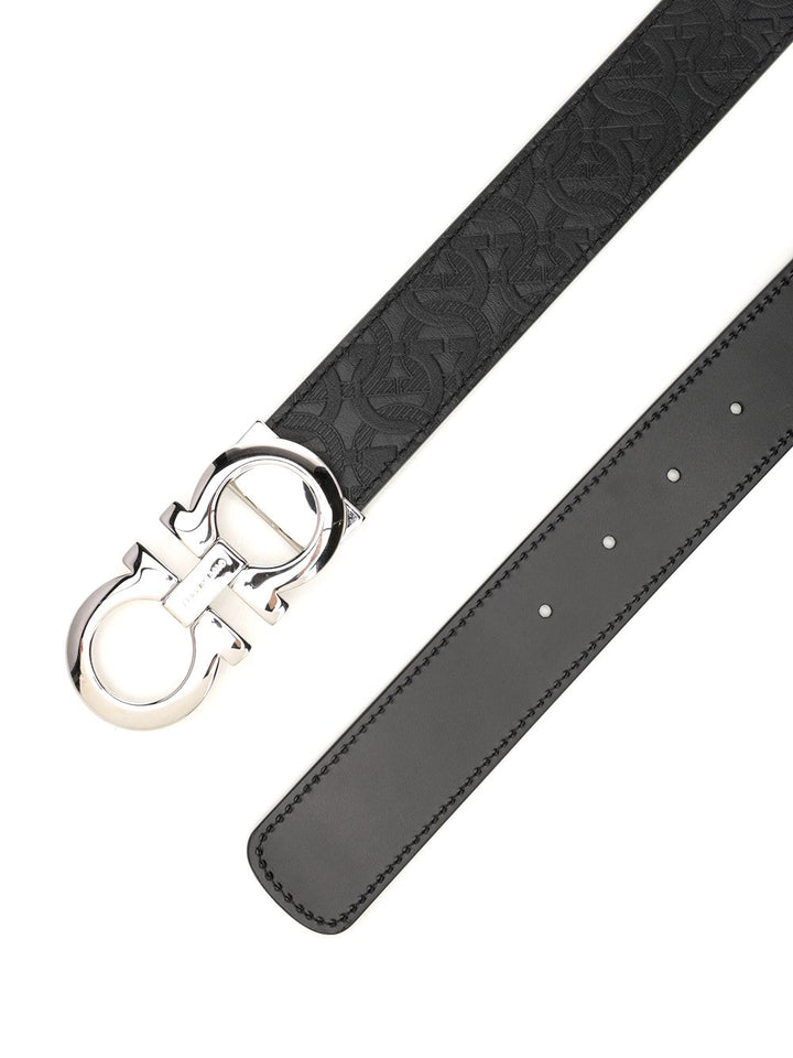 Ferragamo Reversible Leather Belt Cinture - Nero | e866d18baea031ea7e026b530fe9b6d496186fe5