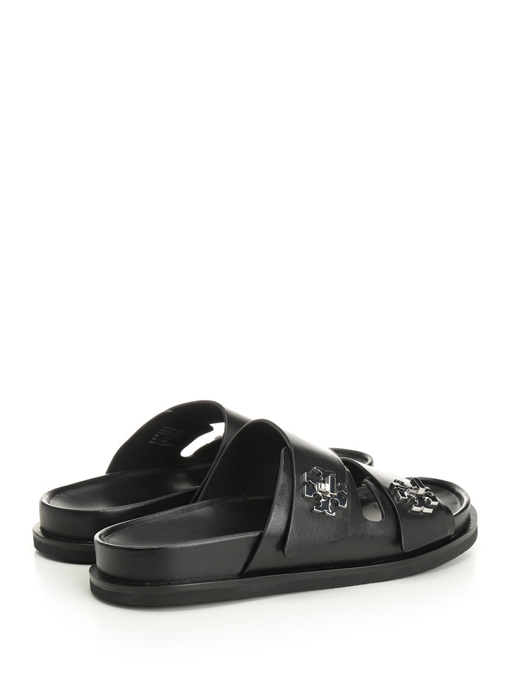 Tory Burch Sporty Slider Sandal Scarpe basse - Nero | 43724f0b7915448944fc8be40397e06602948be6