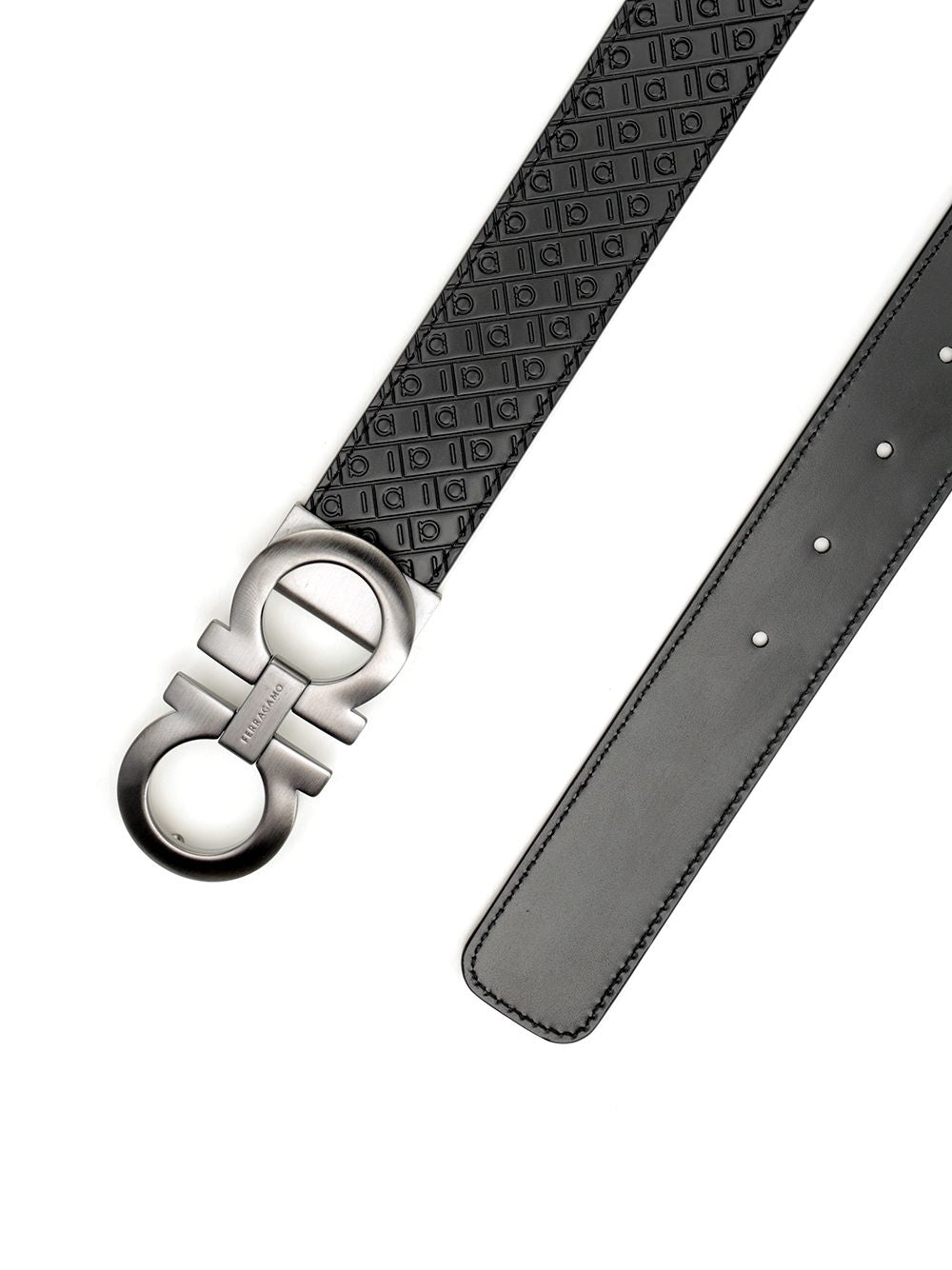 Ferragamo Reversible Gancini Belt Cinture - Nero | 43e51c449f3ac4826b5ba8e71e0073fd49cafe1a