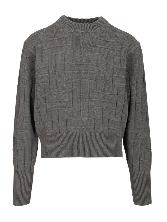 Kenzo Weave Knitwear Grey