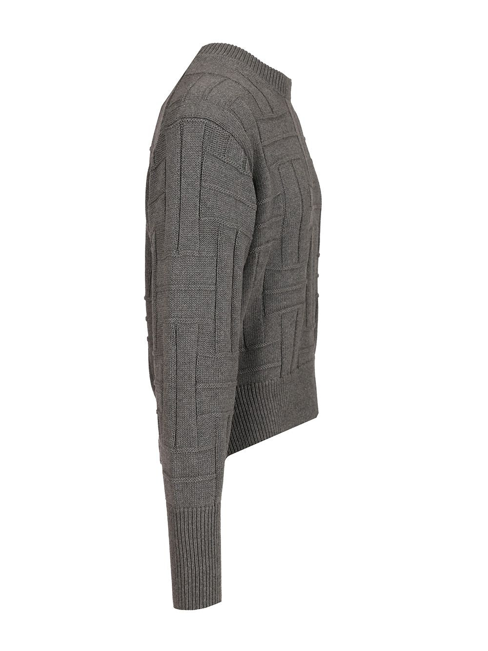 Kenzo Kenzo Weave Knitwear - Grey | d8c9939fa3844b18d8255c9e36181e5890683b49