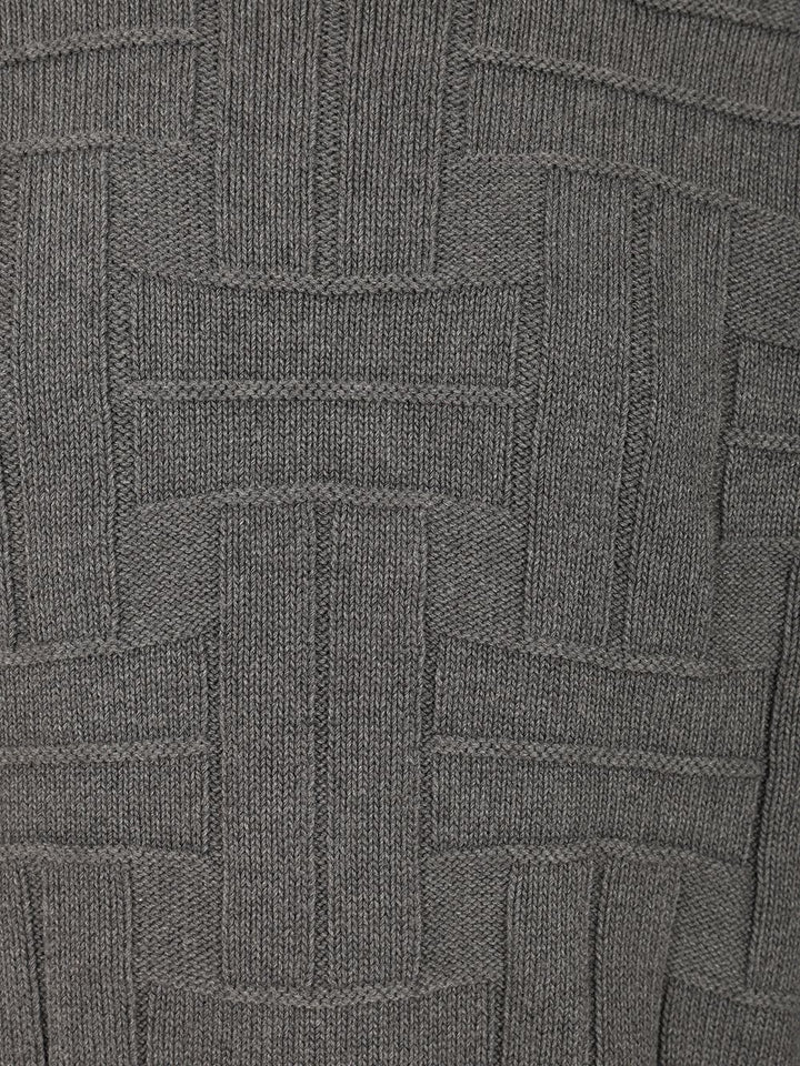 Kenzo Kenzo Weave Knitwear - Grey | 857cda085003ca1c14e7d29ffe58ff40c0711d57
