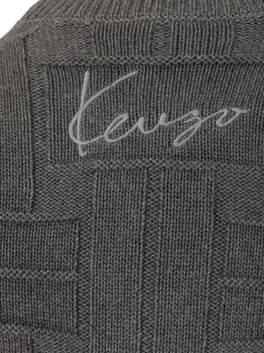 Kenzo Kenzo Weave Knitwear - Grey | b2d6fe739f99e2fc4c3002474a5ba1078dfd6e22