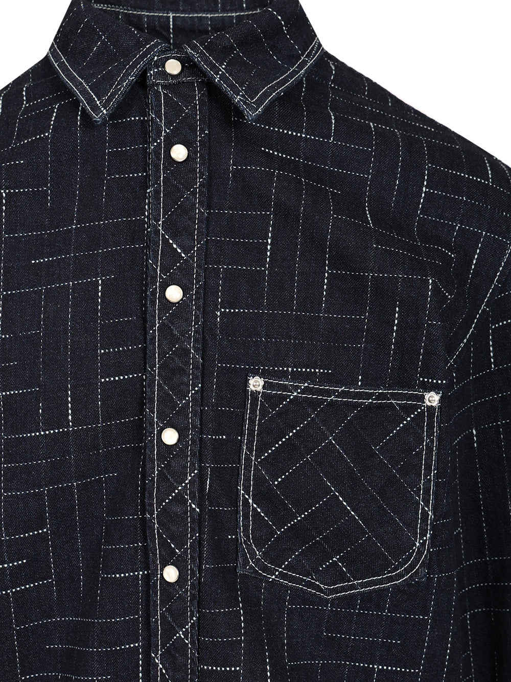 Kenzo Weave Shirts - Blu | 88df193675a957577d6c25afc4db2fec909c3836