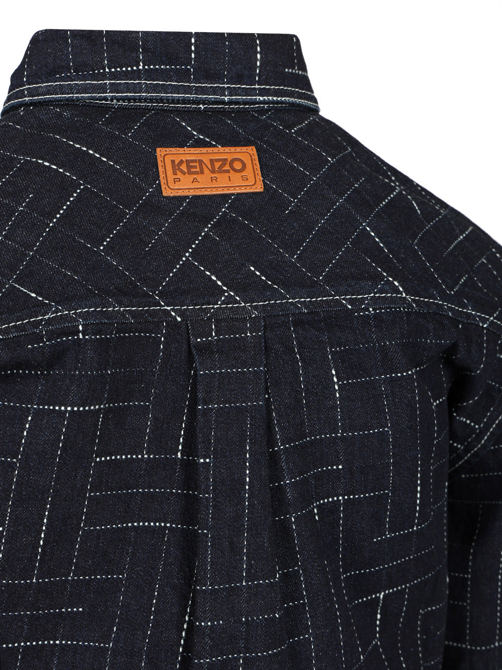 Kenzo Weave Shirts - Blu | a6f050a8cbec7f5262ba9a63280d0a104fc29a2d