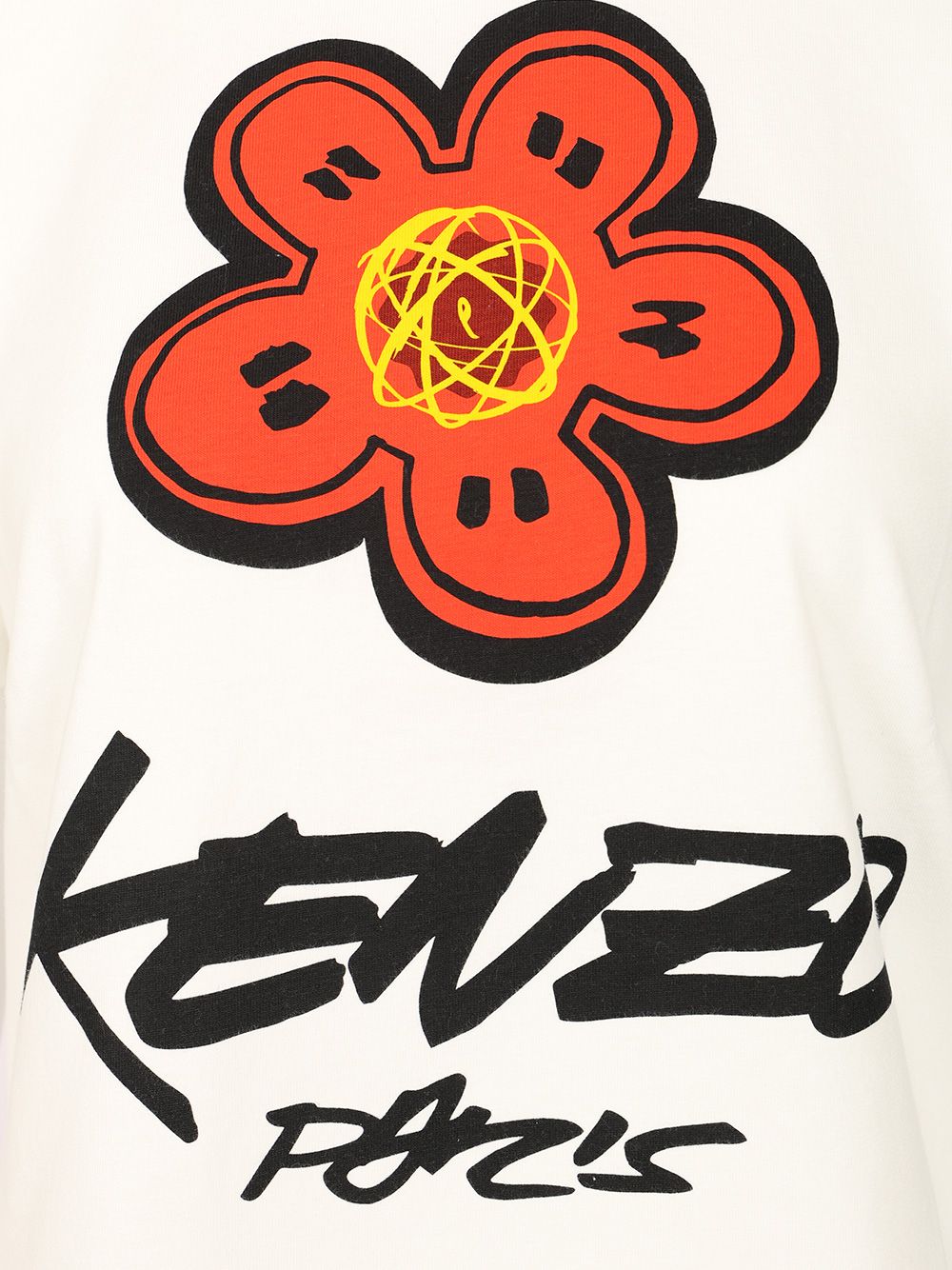 Kenzo Kenzo Future T-Shirt - Bianco | c4738c78b5a4f93ce499d0afe026f8f0c40c2446