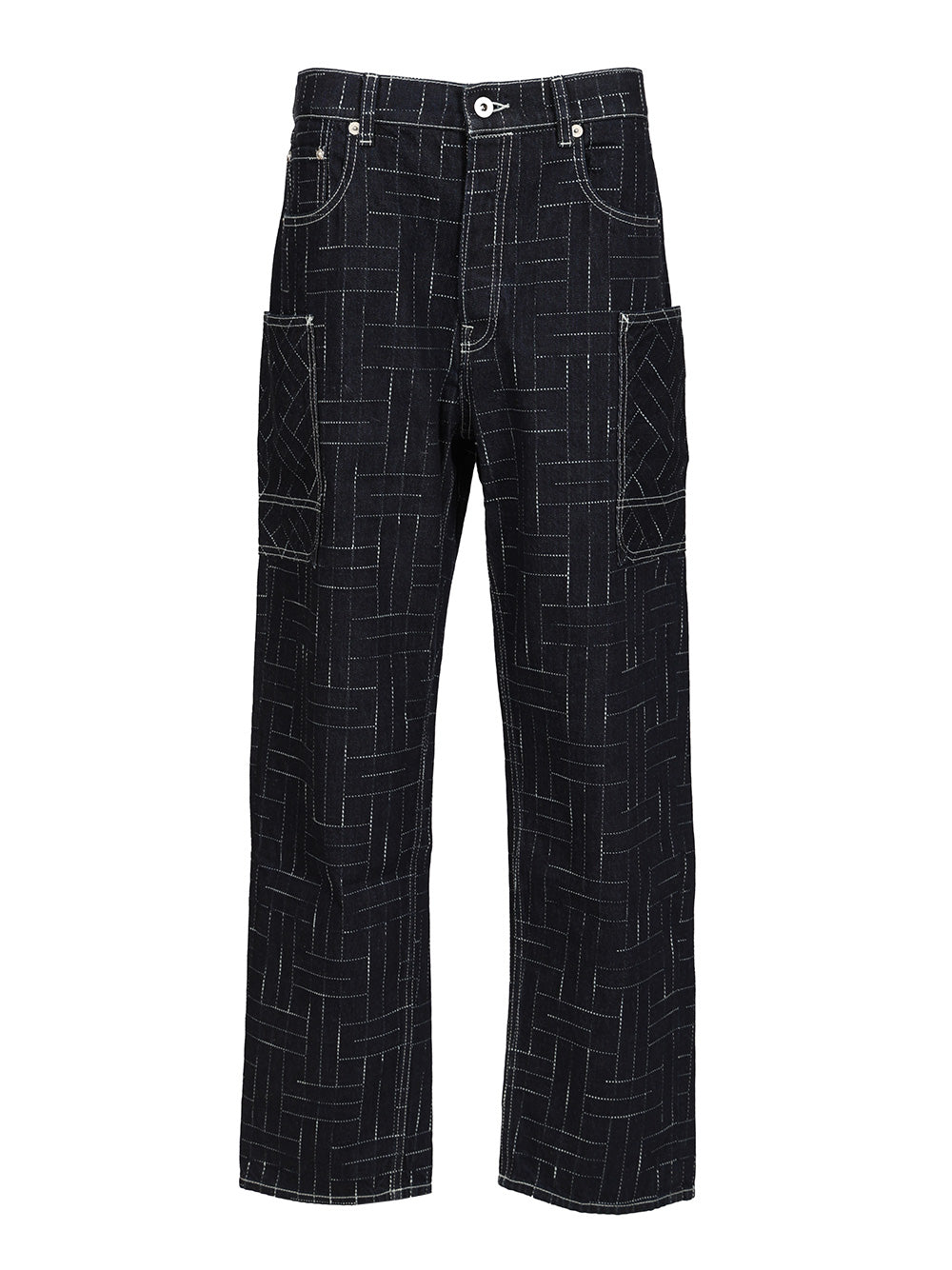 Kenzo Weave Jeans - Blu | 8afaa538167ce39e9e6ce3add18252091709cd56