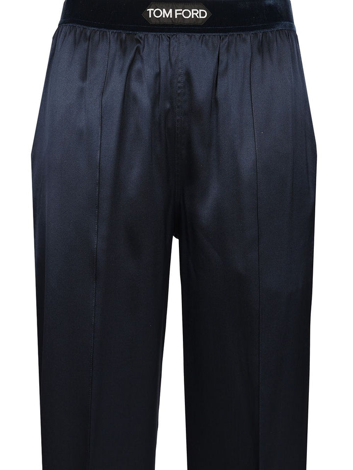 Tom Ford Pajama Trousers - Blu | 4b0aa6c2069eafdc832f4ad400d5e734a79f5484