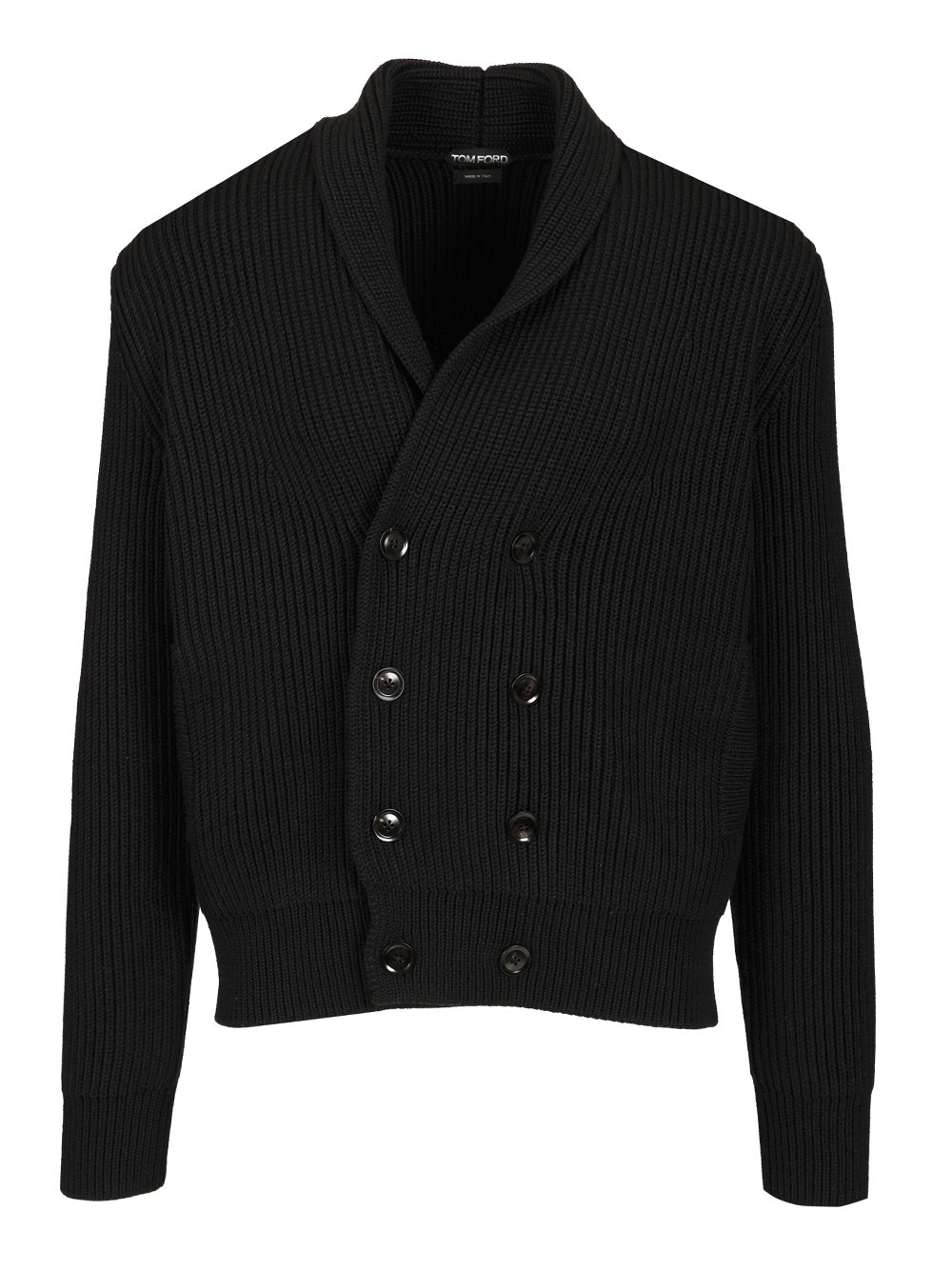 Tom Ford Double-Breasted Cardigan Knitwear - Nero | 17ad97316b6fcbbbdb3fa650eebed692904c62d2