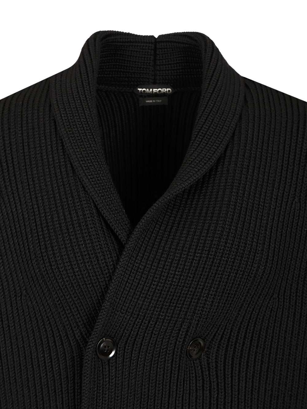 Tom Ford Double-Breasted Cardigan Knitwear - Nero | 3230fe3c8d42df9530974454779d192e3bbec59f