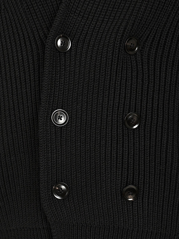Tom Ford Double-Breasted Cardigan Knitwear - Nero | 4310b987d1d00eb5ade0c855eaa09148ddebc0f4