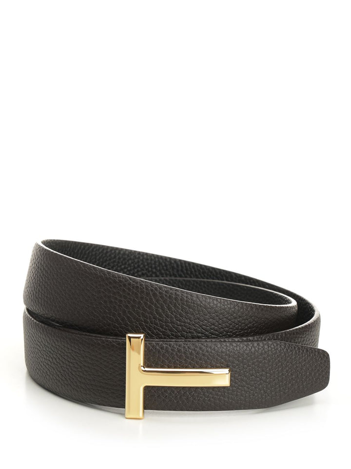 Tom Ford Reversible Belt Cinture - Nero | e50c3f5fd513f382ea12409a0f7aca1f94ba4229