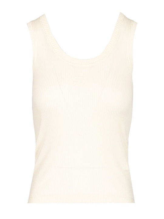 Anagram Tank Top Top Bianco