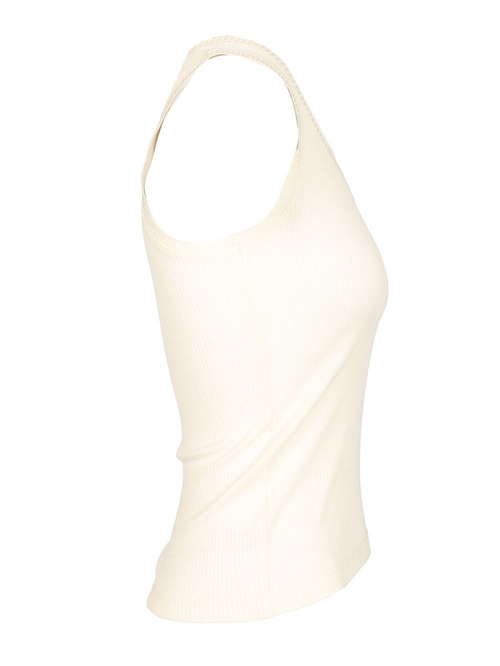 Loewe Anagram Tank Top Top - Bianco | 84ca3cde2418f466f650938360692114e46fc0c3
