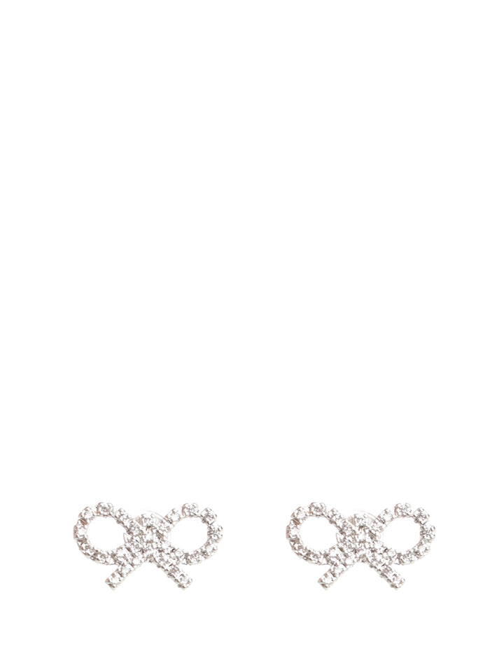 Self-Portrait Micro Bow Earrings Gioielli - Silver | 28ab9a07d94a010d0deda9402994c10cdec9fc46
