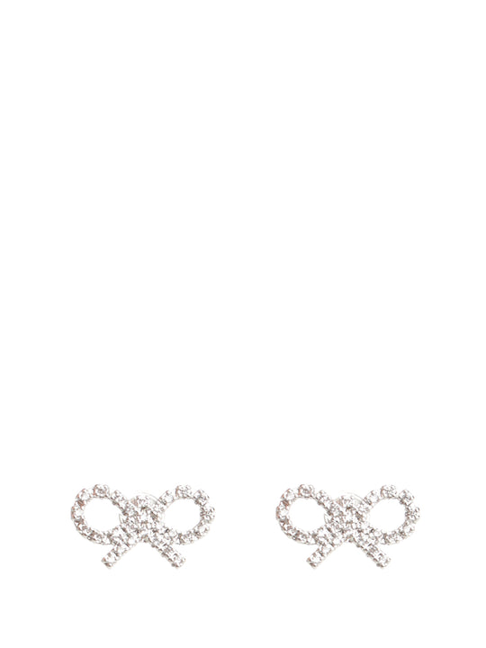Micro Bow Earrings Gioielli Silver