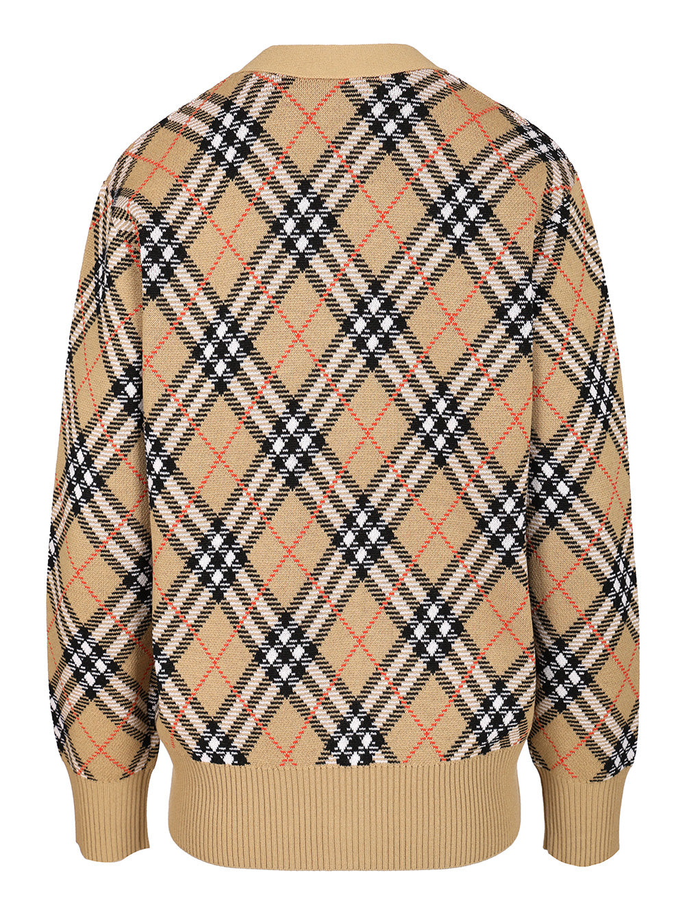 Burberry Check Cardigan Knitwear - Multicolor | 34d5d951bb5fc2acb7c85c53342b323d20f77a0a