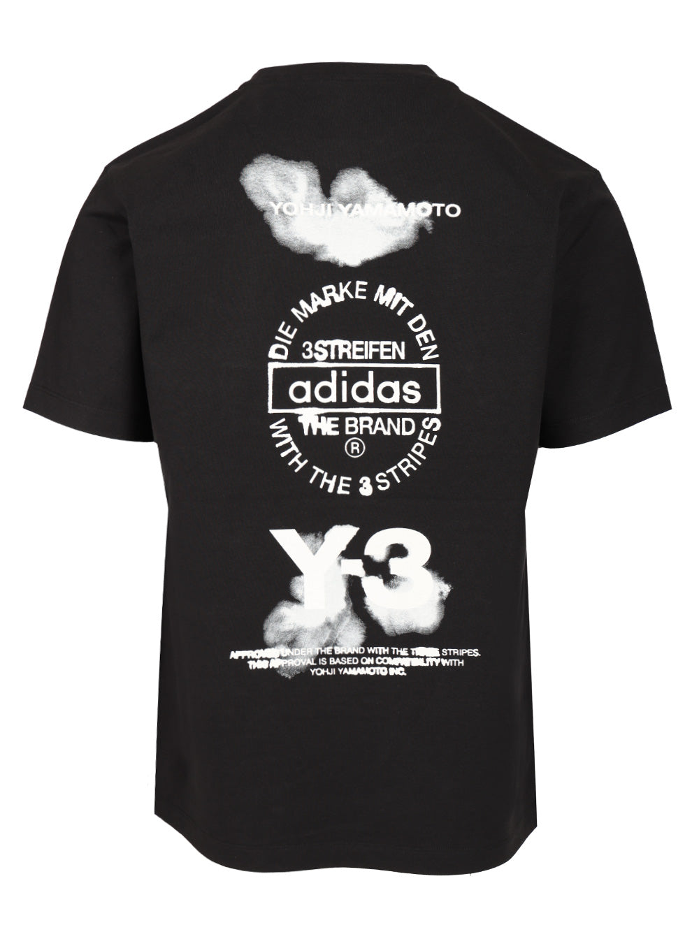 Adidas Y-3 Y-3 Graphic Short Sleeve Tee T-Shirt - Nero | 613d9dfce7323a9762141f2b4723b91874e9873e