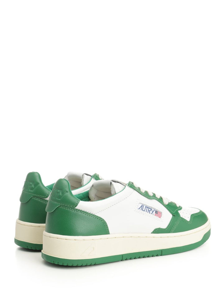 Autry  Medalist Low Sneakers - Verde | 4d19ac530850ed86c0037443635dd06f123a847b