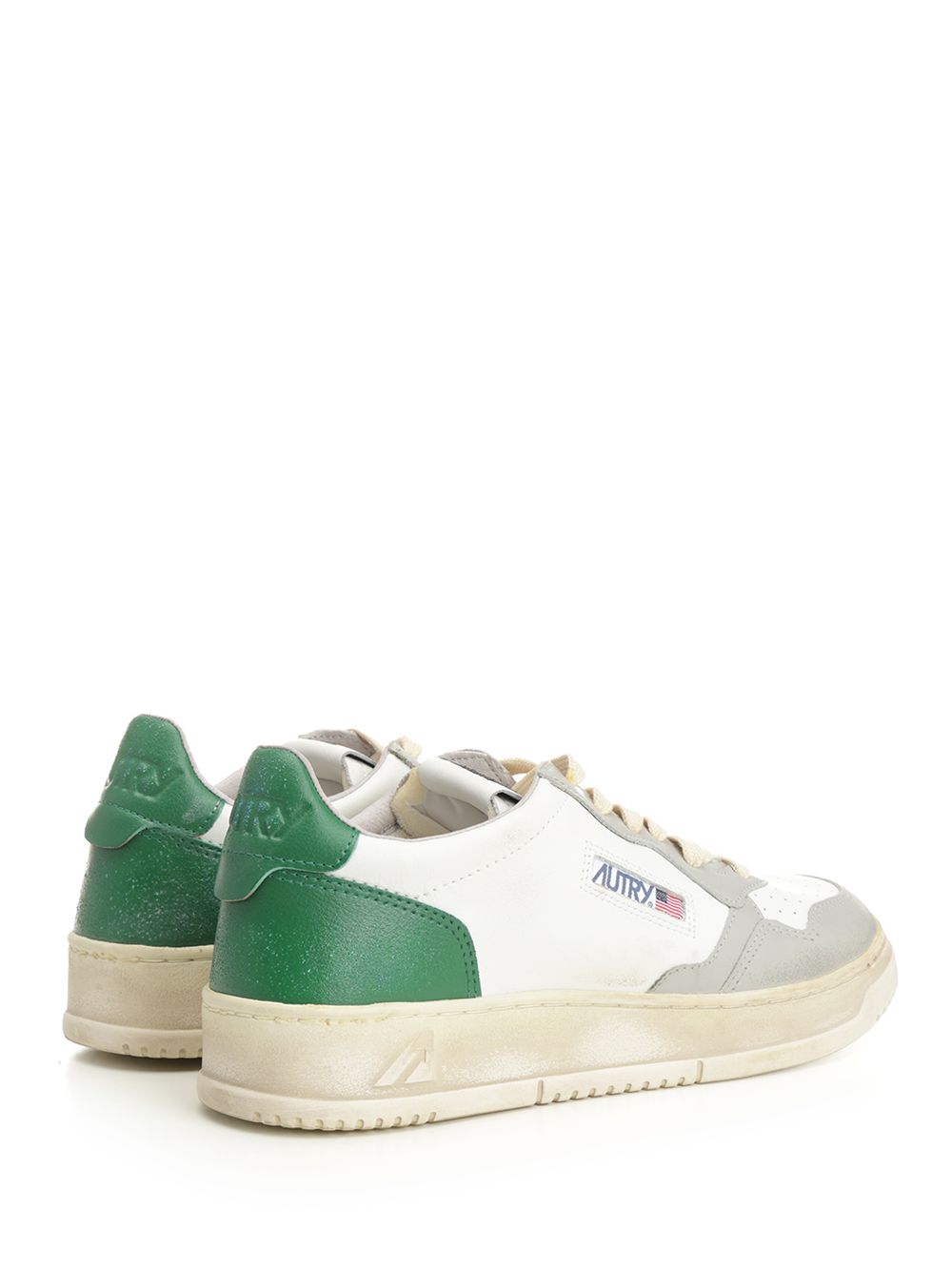 Autry  Medalist Low Super Vintage Sneakers - Grey | 8e55302dc0a5ed1c3b6fbbb94acde08c3ce2474c