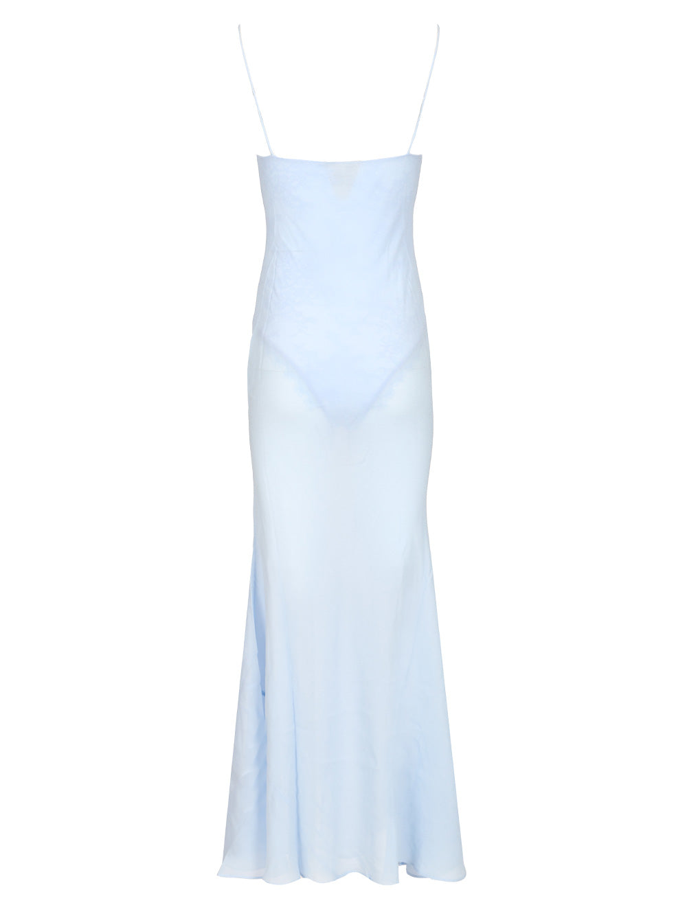 Self-Portrait Maxi Georgette Dress Abiti - Light blue | 1dd3bfee2bc63c24f3aacf98d0c67bce92968601