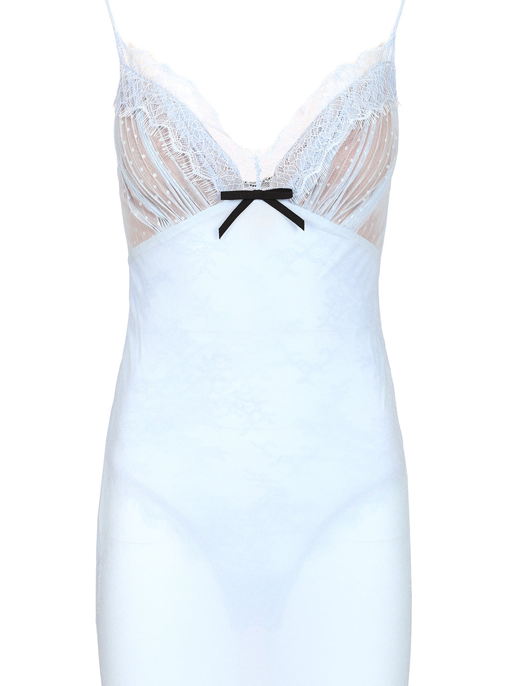 Self-Portrait Maxi Georgette Dress Abiti - Light blue | 86c2296b0853c4a862b490a6a6d622664eb3310c