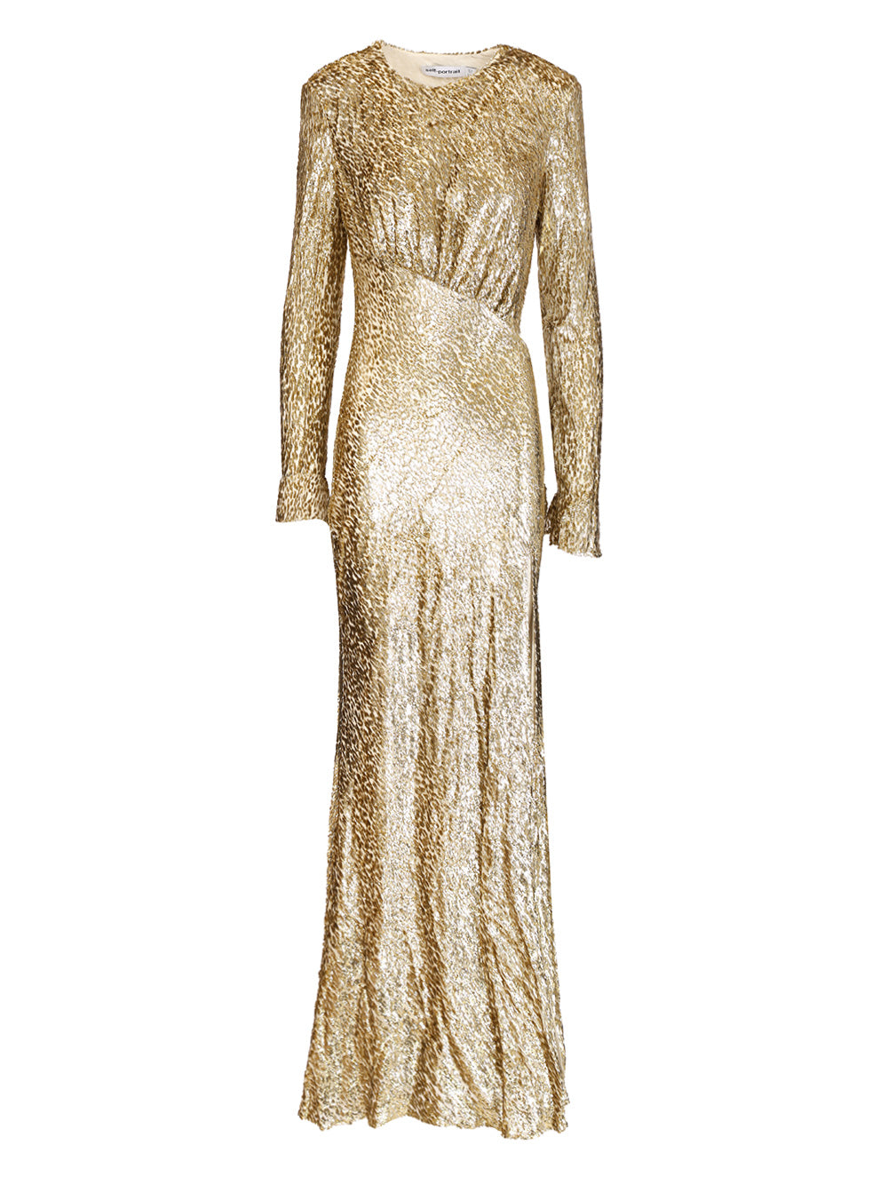 Self-Portrait Long Dress In Gold Thread Abiti - Oro | 7a4cf7101e921b87099803c53f0e1cdaef5a5fe9