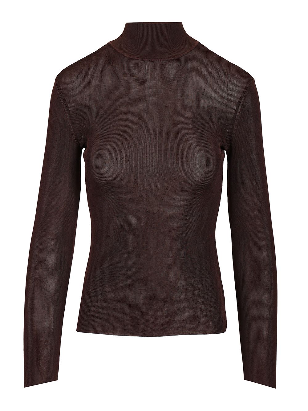 Self-Portrait Viscose Sweater Knitwear - Marrone | 190c2790a8c50b0ac07b8436f13102bed743da38