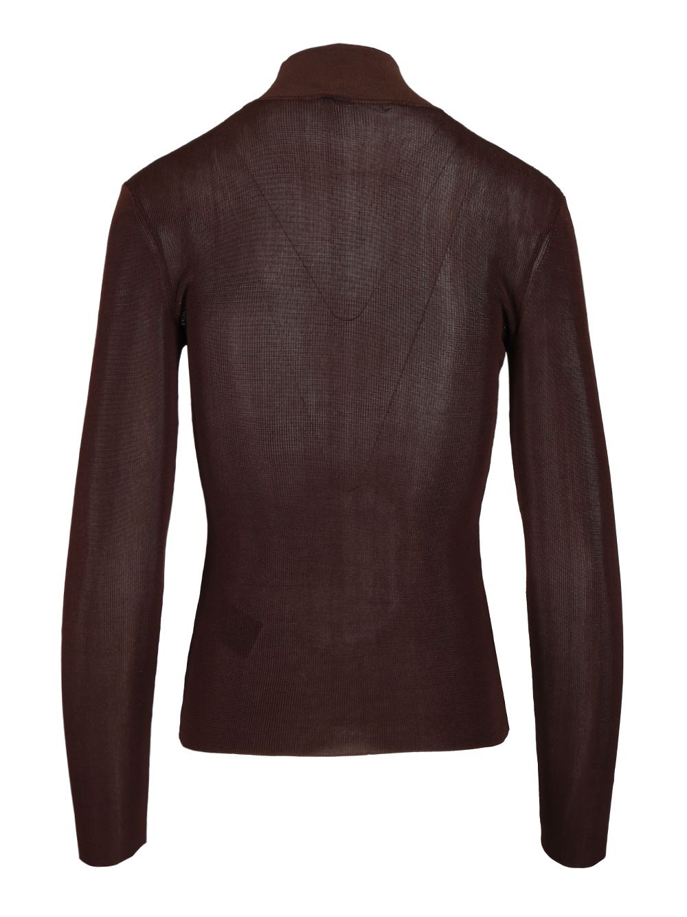 Self-Portrait Viscose Sweater Knitwear - Marrone | 6143e6facd77b78ef72b7af5c2fa86da1f364172