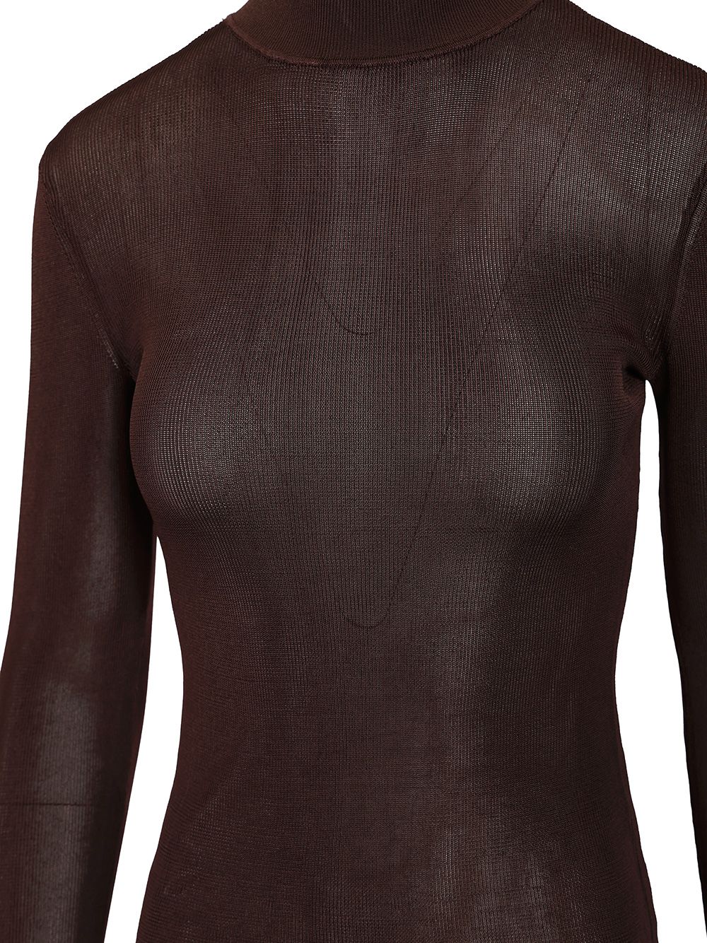 Self-Portrait Viscose Sweater Knitwear - Marrone | e0b403c200e8be7319506c4d94508b8bb2a61ac5