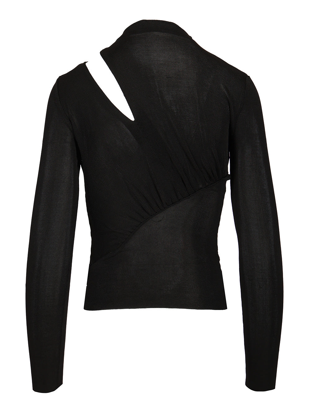 Self-Portrait Viscose Knit Top Top - Nero | 1a531fadb887f3b3ea34ddbab8b03075098a1b21